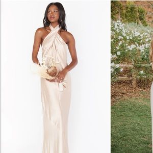 Halter Maxi Bridesmaid Dress - Show Me Your Mumu